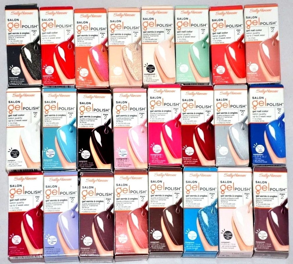Sally Hansen Gel And Shellac Polish For Ebay New Sally Hansen Salon Gel Polish Nail Step 2 Choose Color