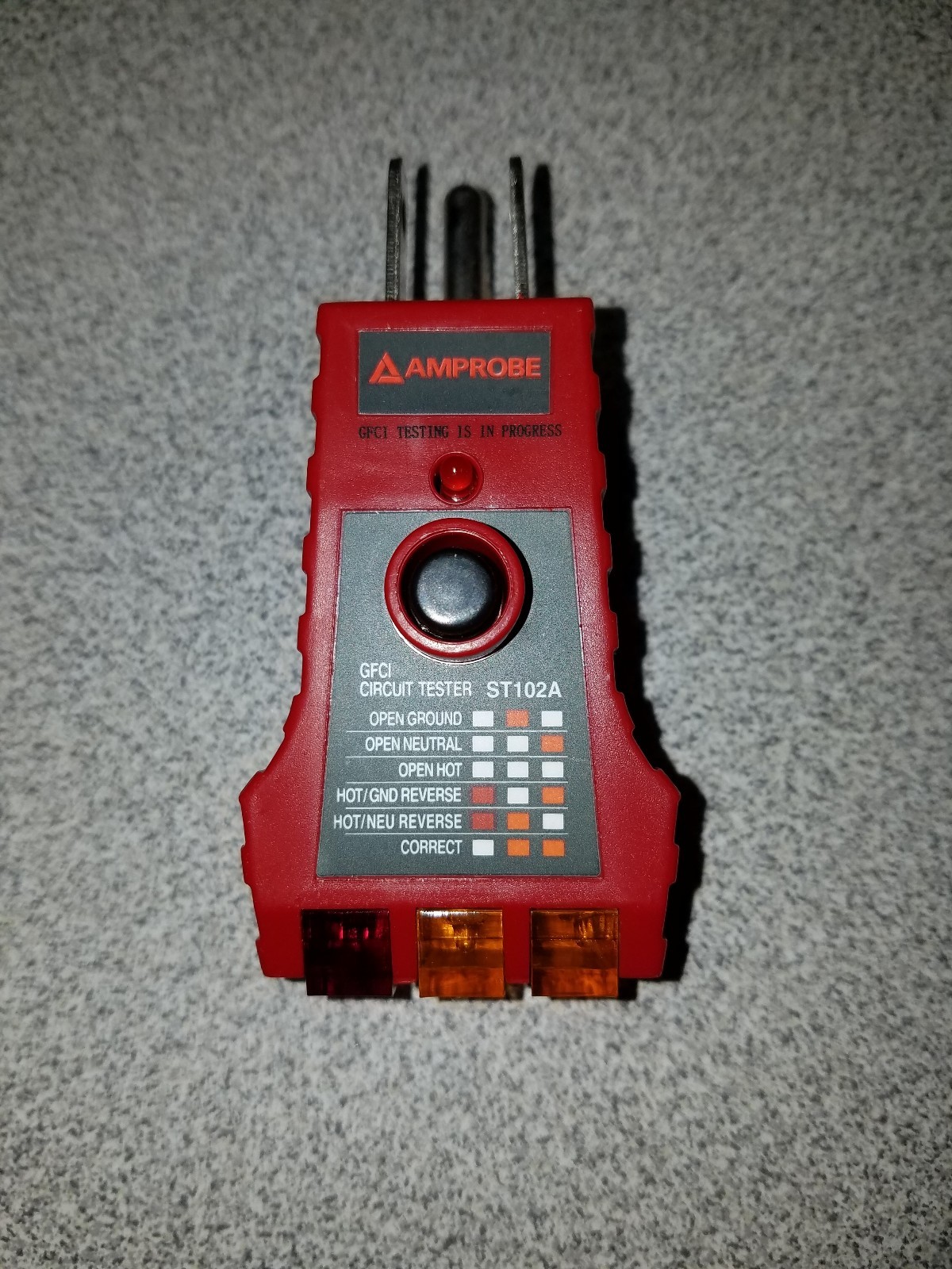 Amprobe St102a Socket Tester With Gfci Picture 1 Of 2