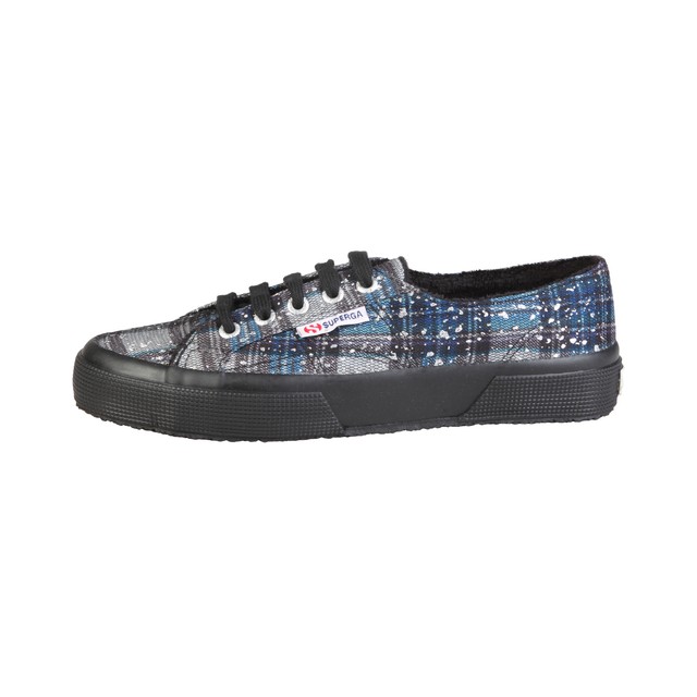 Superga Di colore blu marino di scarpe rosso argento Donna Superga Di colore blu marino di scarpe rosso argento Donna