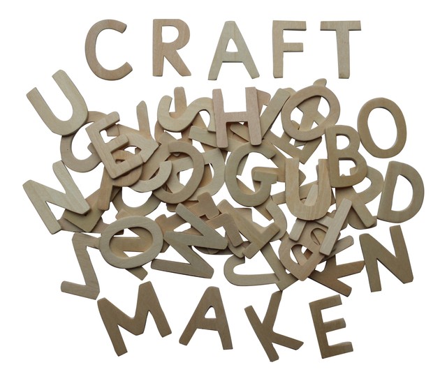 60 Craft Alphabet Wooden Capital Letters Signs Plaques 4 5cm Height 60 Craft Alphabet Wooden Capital Letters Signs Plaques 4 5cm Height