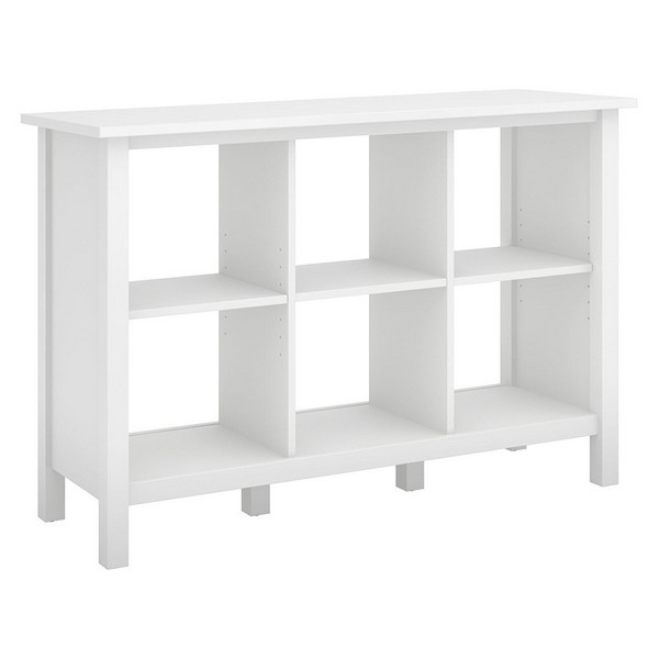Bush Furniture Broadview 6 Cube Storage Bookcase Pure White Picture 1 Of