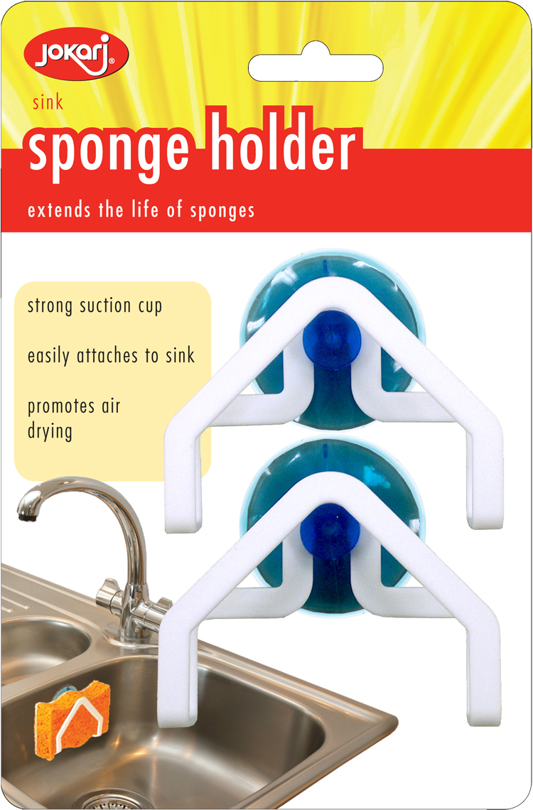 Jokari Kitchen Sink Sponge Scrubber Holder 2pk Picture 1 Of 3