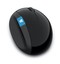 Microsoft Sculpt Wireless 2.4GHz USB Optical 4 Buttons Black Ergonomic Mouse