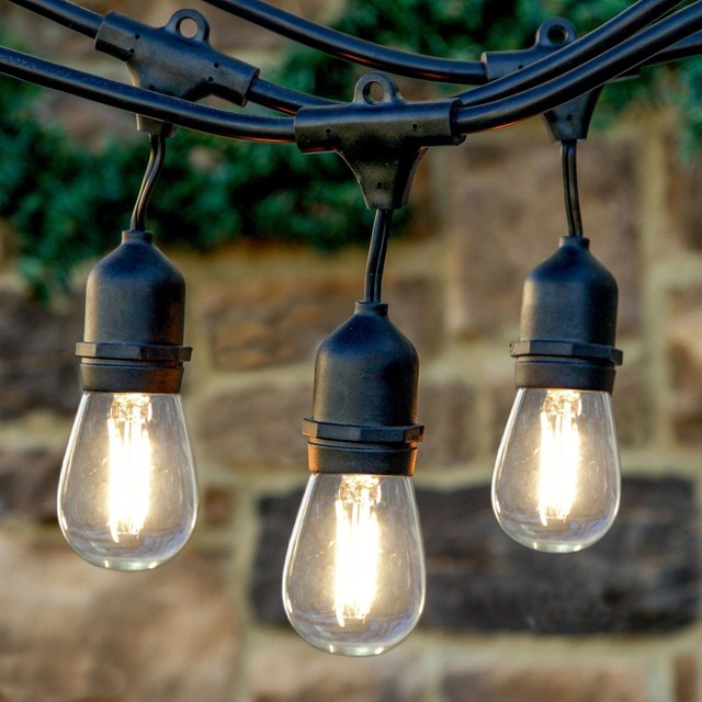 24ft Outdoor Commercial Grade Patio Globe Led Bulb Yard String 24ft Outdoor Commercial Grade Patio Globe Led Bulb Yard String Lights Waterproof