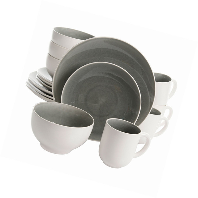 Stunning Gibson 16 Pc Regent Classic Dinnerware Set Contemporary ... Stunning Gibson 16 Pc Regent Classic Dinnerware Set Contemporary ...