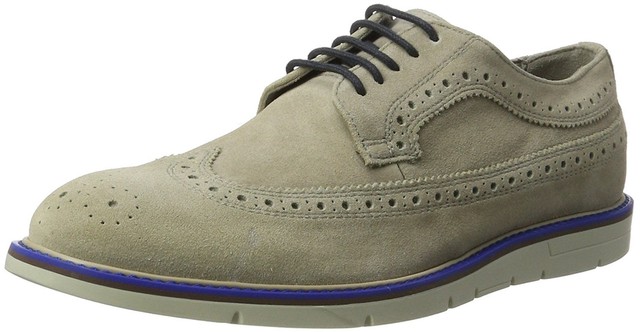 Geox U Uvet A Scarpe Stringate Basse Brogue Uomo Grigio i3G Geox U Uvet A Scarpe Stringate Basse Brogue Uomo Grigio i3G