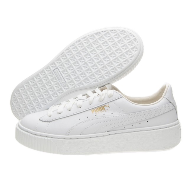 puma basket platform core bianche puma basket platform core bianche