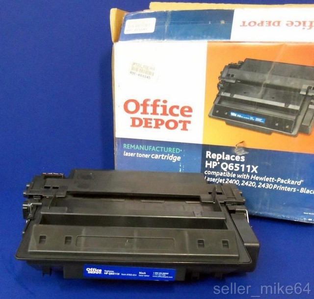 Hp Compatible 11x High Yield Black Toner Office Depot Q6511x Office Depot 502 654 Laser Toner Cartridge Replaces Hp Q6511x Black
