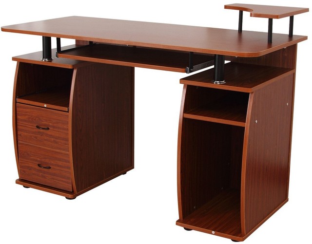Computer Desk With Drawers Student Office Study Dorm Room Table Computer Desk With Drawers Student Office Study Dorm Room Table Keyboard Tray
