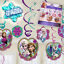 DISNEY FROZEN BIRTHDAY PARTY HANGING SWIRL DECORATIONS FOIL SWIRLING PACK OF 12