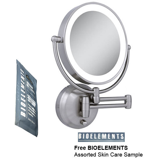 Zadro Ledw410 Led Lighted Wall Mounted Makeup Mirror W Bioelements Zadro Ledw410 Led Lighted Wall Mounted Makeup Mirror W Bioelements Sample