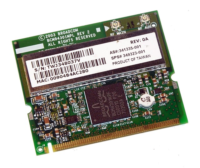 Dell Broadcom 802.11 b/g miniPCI Card (5U426 BCM94301MP)