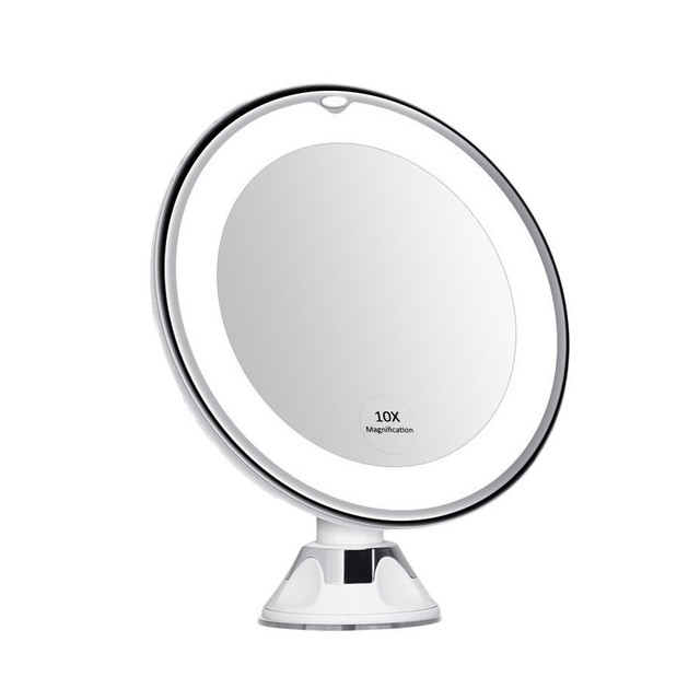 10x Magnifying Lighted Makeup Mirror Daylight Led Vanity Bathroom 10x Magnifying Lighted Makeup Mirror Daylight Led Vanity Bathroom Travel Compact
