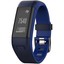 GARMIN vivosmart HR+, Fitnessarmband, 136-192 mm, Silikon, Blau