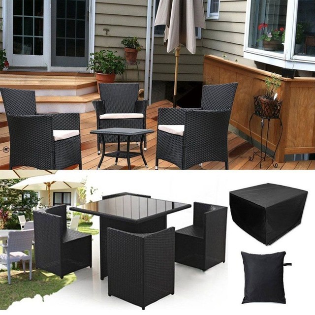 Outdoor Patio Furniture Cover Waterproof Garden Rattan Table Rain New Outdoor Patio Furniture Cover Waterproof Garden Rattan Table Rain Protection