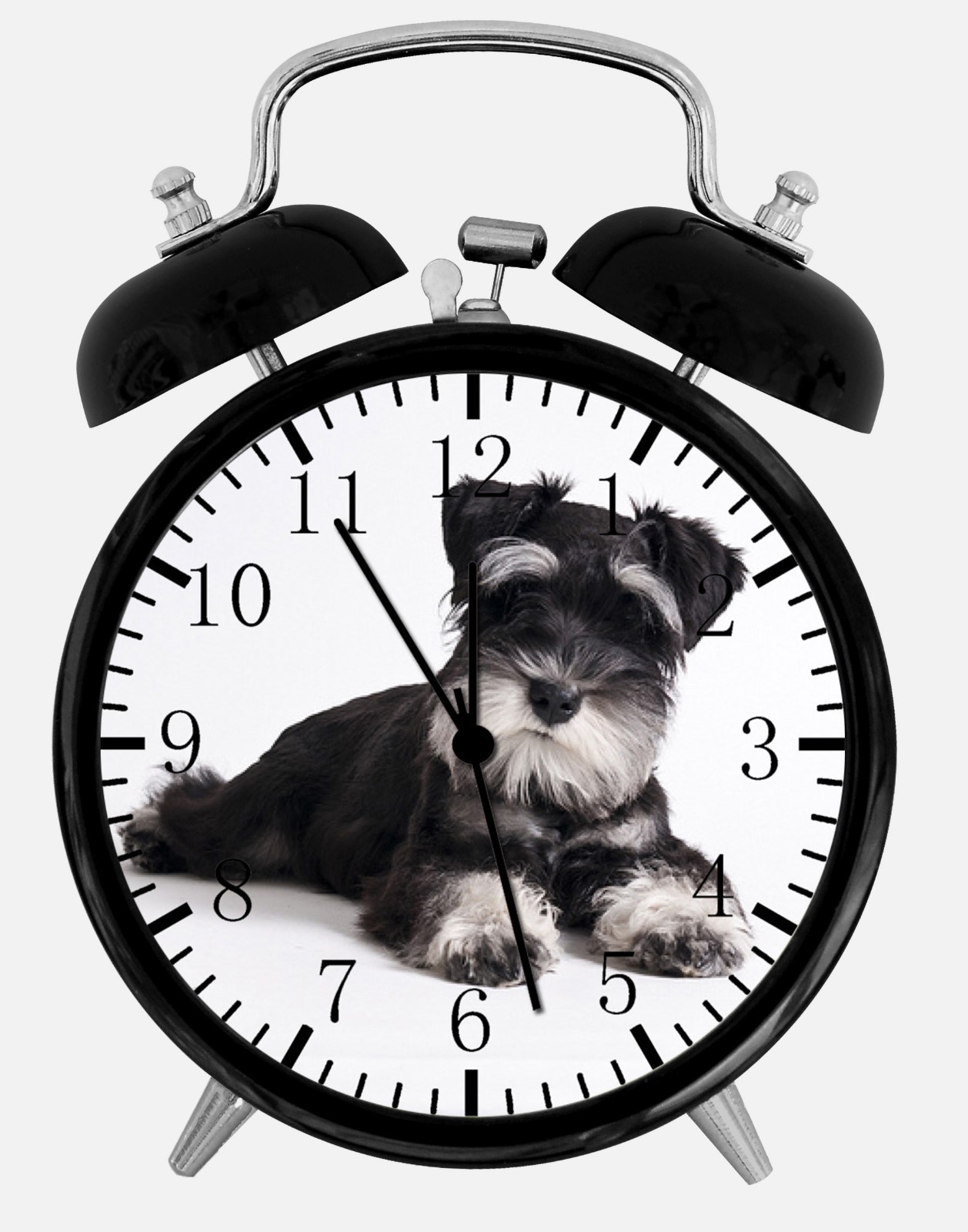 Miniature Schnauzer Alarm Desk Clock 3 75 Home Or Office Decor E243 Picture 1 Of