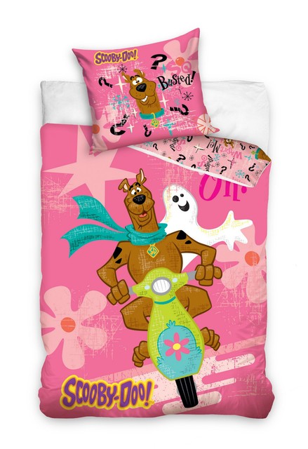 Set Bed Duvet Cover Scooby Doo Busted 140x200cm And Pillowcase Picture 2 Of