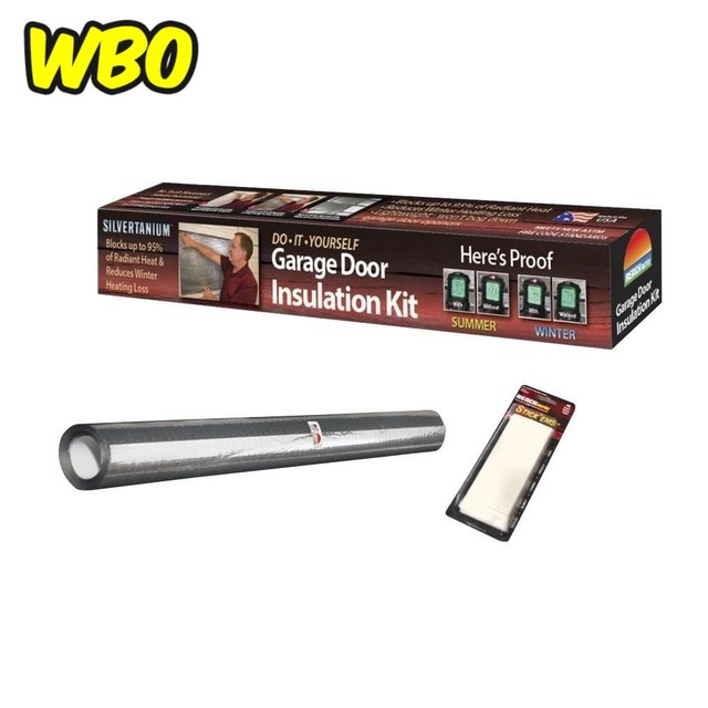 Reach Barrier 3122 Silvertanium Garage Door Insulation Kit Radiant Barrier Sheet Silvertanium Garage Door Recyclable Insulation Kit New