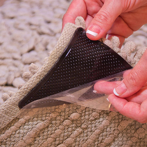 4pcs Rug Carpet Mat Grippers Non Slip Grip Anti Skid Reusable 4pcs Rug Carpet Mat Grippers Non Slip Grip Anti Skid Reusable Silicone Ebay