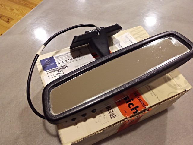 Mercedes Rear View Mirror G Class W463 With Garage Door Opener Mercedes Rear View Mirror G Class W463 With Garage Door Opener