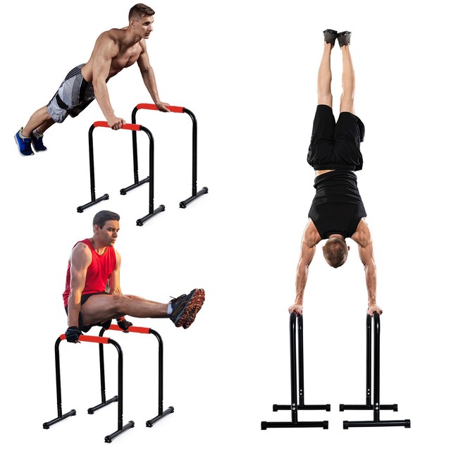 Soozier Push Up Stands Parallel Strength Training Exercise Bars Handle Push Up Stands Pull Gym Bar Workout Training Exercise Home Fitness New