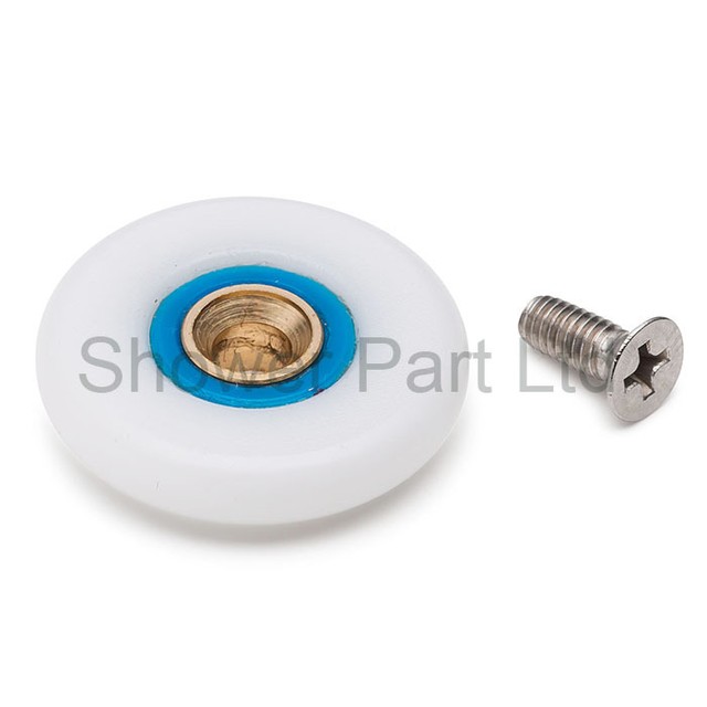 4 X Shower Door Rollers Runners 28mm Wheels Diameter Replacement 4 X Shower Door Rollers Runners 28mm Wheels Diameter Replacement Parts K056