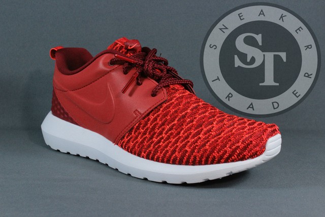 Nike Roshe NM Flyknit PRM Gym Red 746825600 Walking Casual Training Nike Roshe NM Flyknit PRM Gym Red 746825600 Walking Casual Training