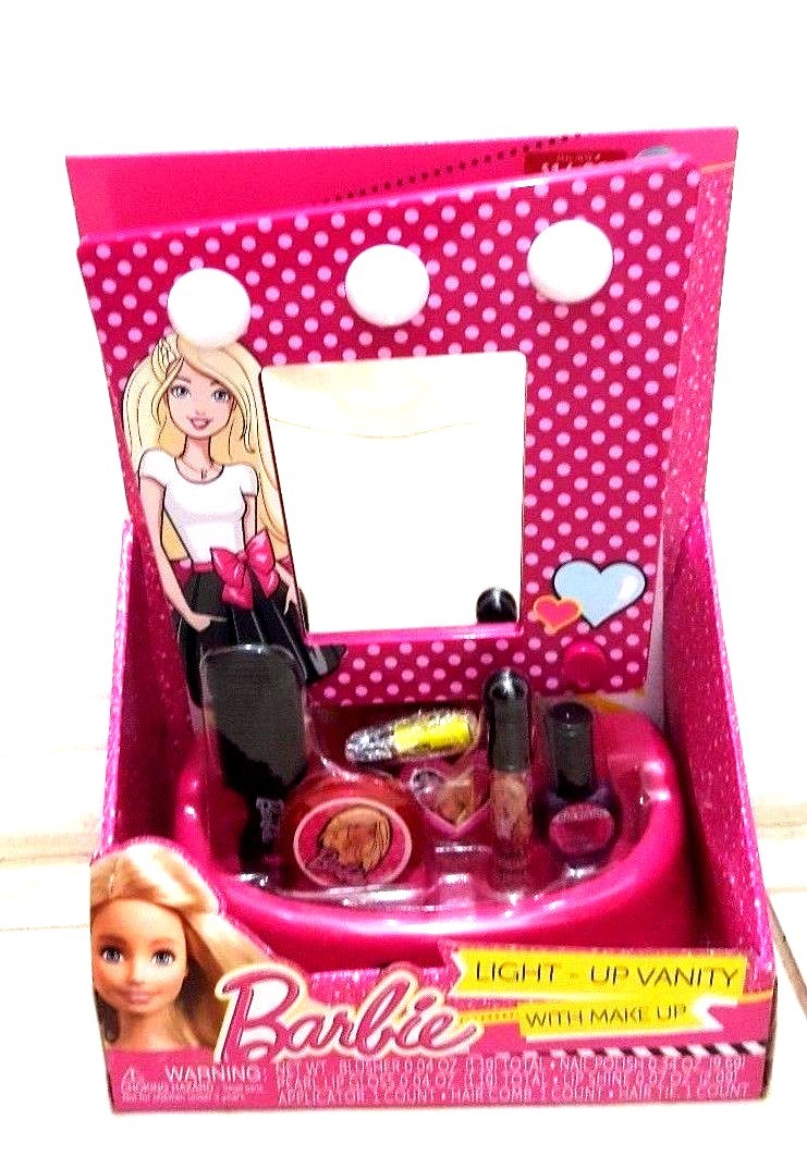 Barbie Light Up Vanity Mirror With Make Ages 3 Res Content Global Inflow Inflowcomponent Technicalissues