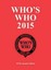 NEW Who's Who 2015 By BLOOMSBURY ADULT Hardcover Free Shipping