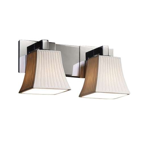Justice Design Group Por 8922 40 Wfal Crom Limoges 2 Light Bathroom Justice Design Group Por 8922 40 Wfal Crom Limoges 2 Light Bathroom Vanity Lights In Polished Chrome Ebay