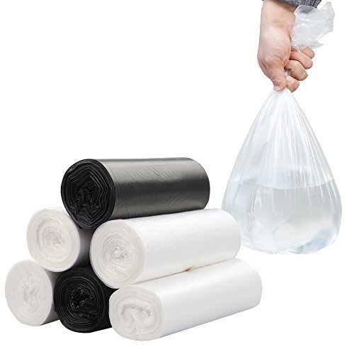 Nicesh 150 Counts 6 Gallon Office Trash Bags Black Clear And White Nicesh 150 Counts 6 Gallon Office Trash Bags Black Clear And White Ebay