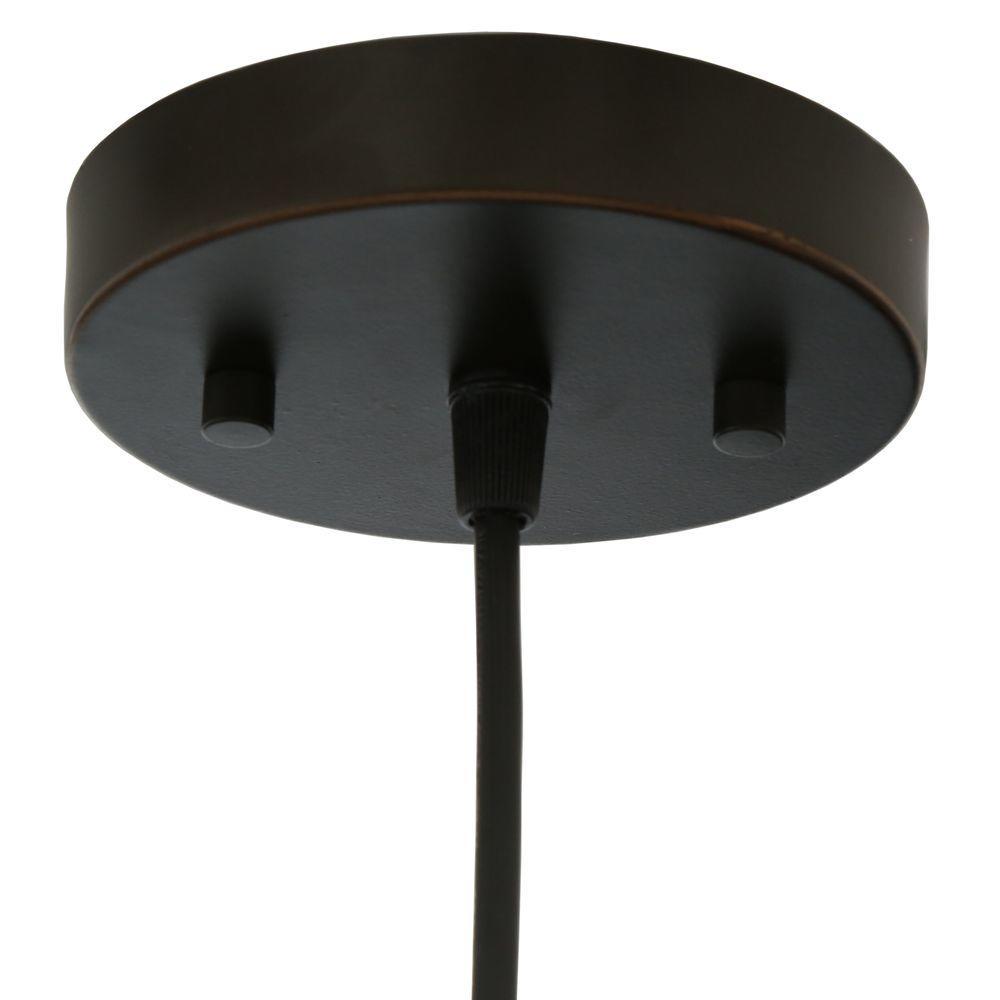 Globe Electric 1 Light Oil Rubbed Bronze Vintage Hanging Caged Picture 3 Of 5