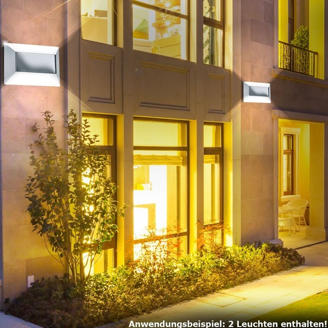 Set Of 2 Luxury Outdoor Led Lights 5w House Wall Garages Up Set Of 2 Luxury Outdoor Led Lights 5w House Wall Garages Up Down Patio