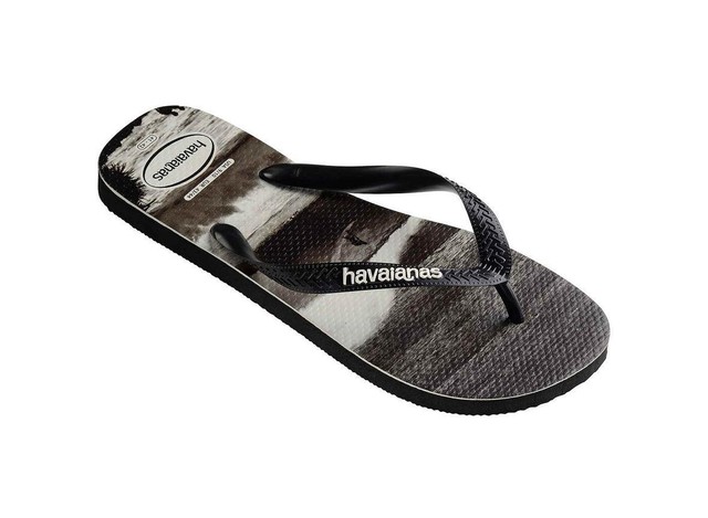 HAVAIANAS TOP PHOTOPRINT uomo ciabatte infradito bianco nero NUOVO HAVAIANAS TOP PHOTOPRINT uomo ciabatte infradito bianco nero NUOVO