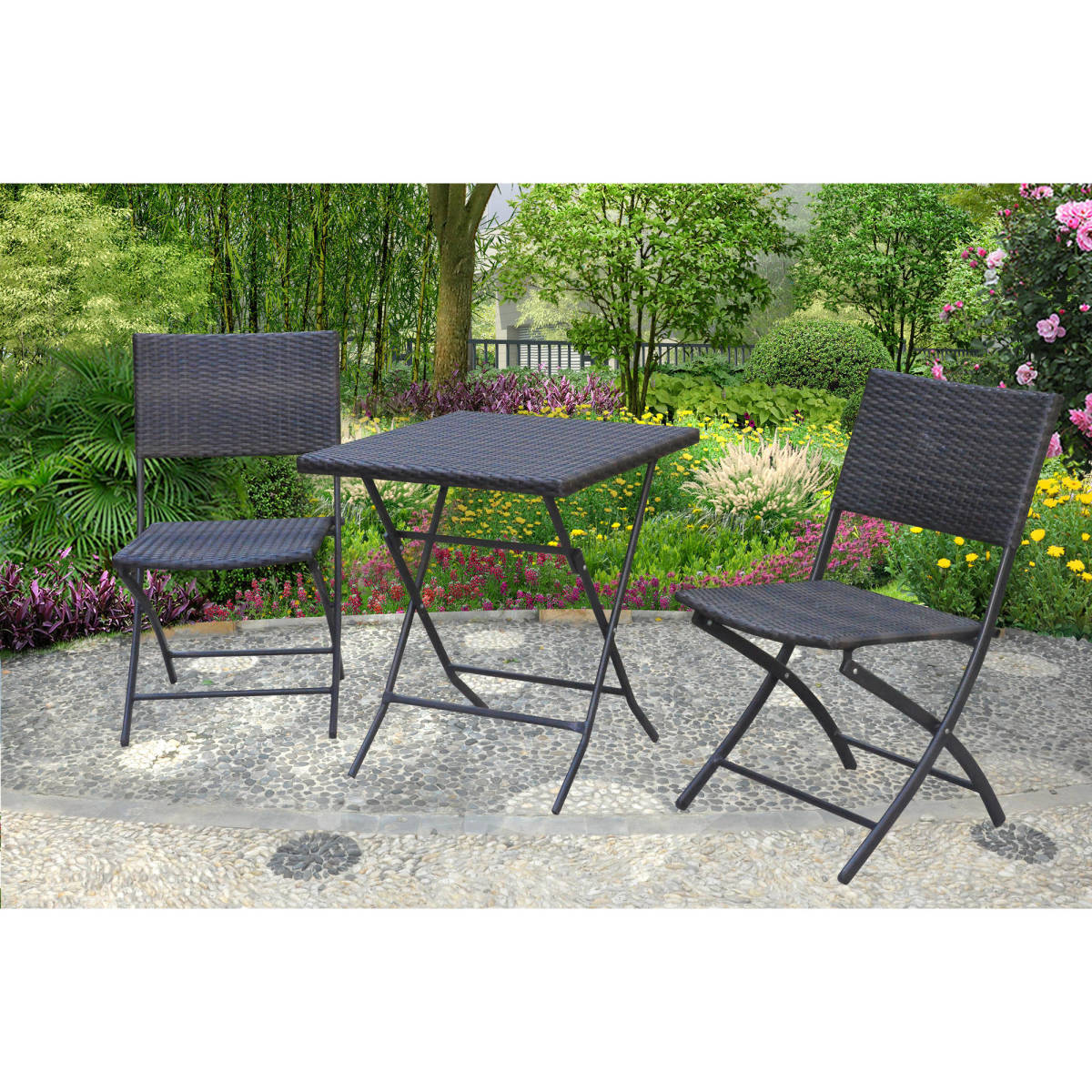 Bistro Set Folding Outdoor Chairs Beer Garden Tables Quality Patio 3 Bistro Set Folding Outdoor Chairs Beer Garden Tables Quality Patio 3 Piece Home