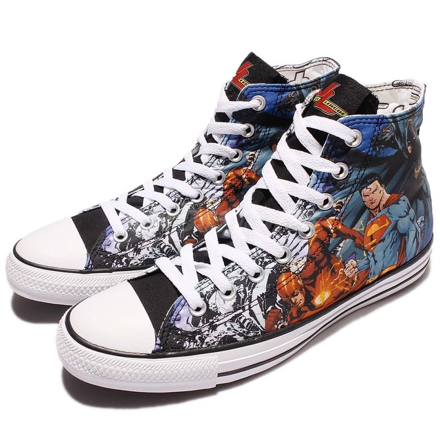 Converse Taglia UK 9 SUPERMAN NEW DC Comics All Star Scarpe Da Ginnastica Converse Taglia UK 9 SUPERMAN NEW DC Comics All Star Scarpe Da Ginnastica