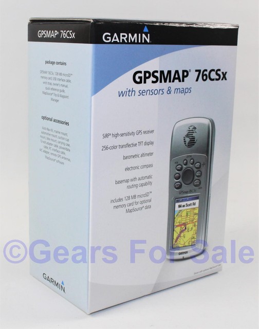 Garmin GPSMAP 76CSx Handheld GPS NEW IN BOX