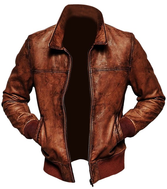 Men Biker Motorcycle Vintage Distressed Brown Cafe Racer Lambskin Men Biker Motorcycle Vintage Distressed Brown Cafe Racer Lambskin Leather Jacket