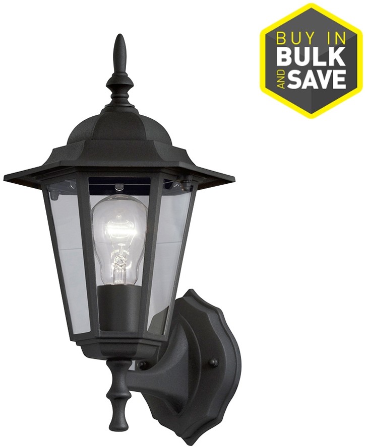 Portfolio Sand Black Outdoor Wall Light Fixture Entrance Way Lantern 1