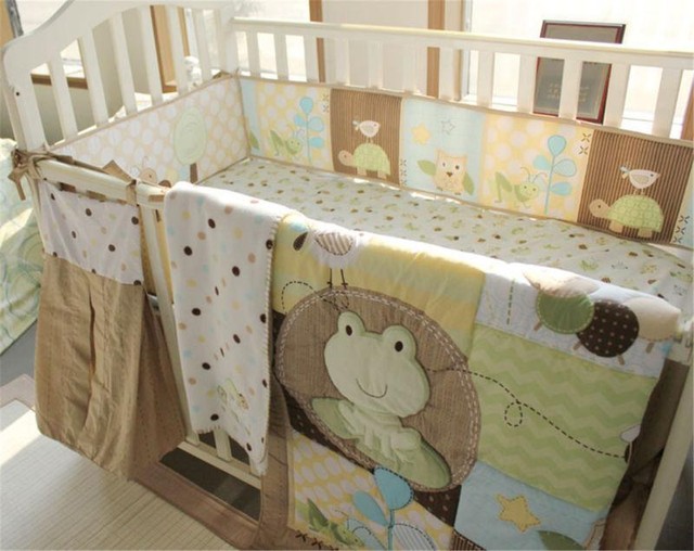 Wizard Of Oz Cotton Baby 6pcs Crib Cot Bedding Quilt Bumper Sheet Wizard Of Oz Cotton Baby 6pcs Crib Cot Bedding Quilt Bumper Sheet Dust Ruffle