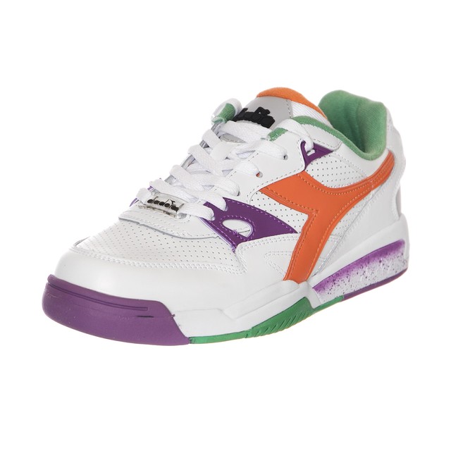 Diadora Sneakers Rebounde Ace White/Vermillion Orange Multicolor Diadora Sneakers Rebounde Ace White/Vermillion Orange Multicolor
