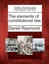 NEW The Elements Of Constitutional Law. by... BOOK (Paperback / softback)