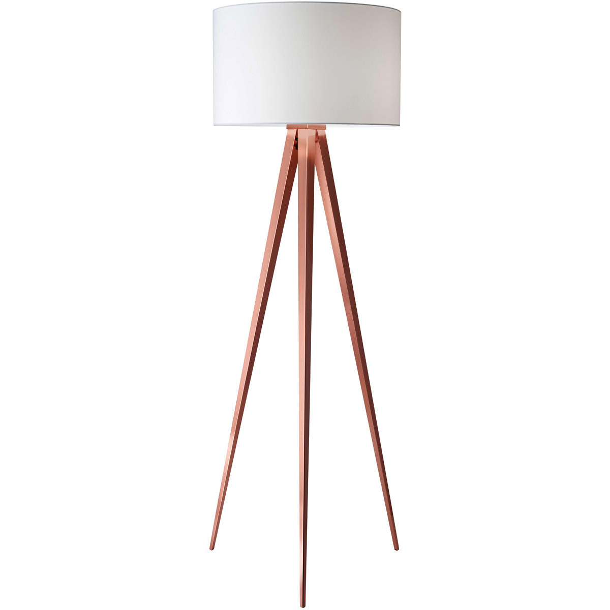 Adesso 6424 20 Director Floor Lamp Brushed Copper Picture 1 Of