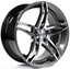 Tomason TN12 8.5x19 Dark Hyperblack poliert LK 5x114.3 et40 TN12