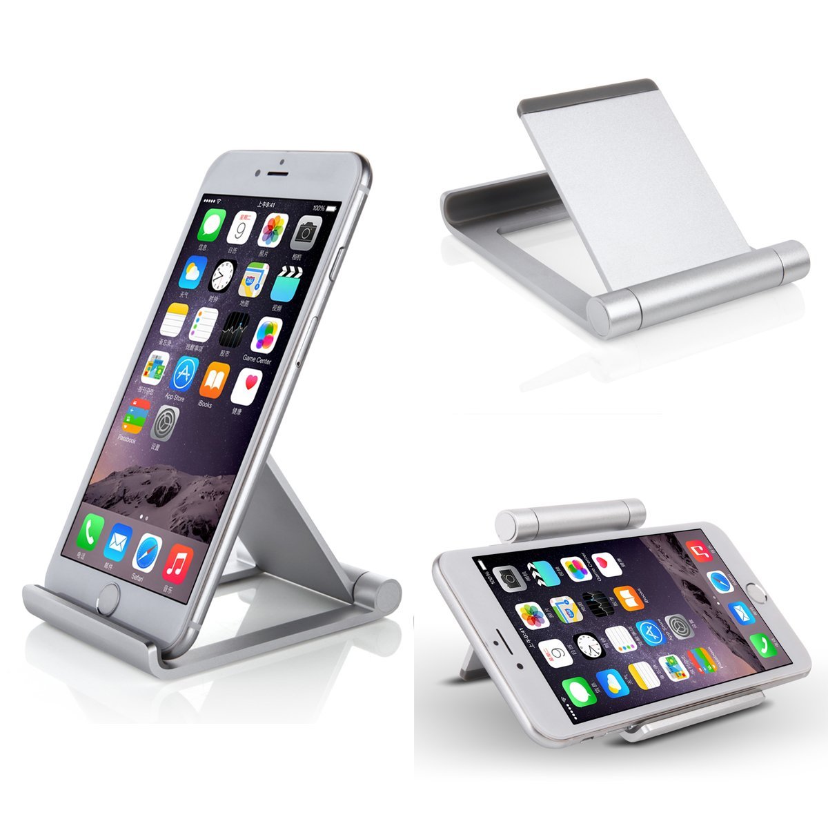 Aluminum Desktop Stand Mount Holder For Ipad Air 2 3 4 5 Phone Picture 1 Of 12