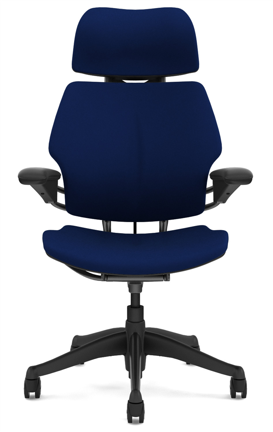 Humanscale Freedom F211 Navy Blue Wave Fabric Ergonomic Office Desk 5
