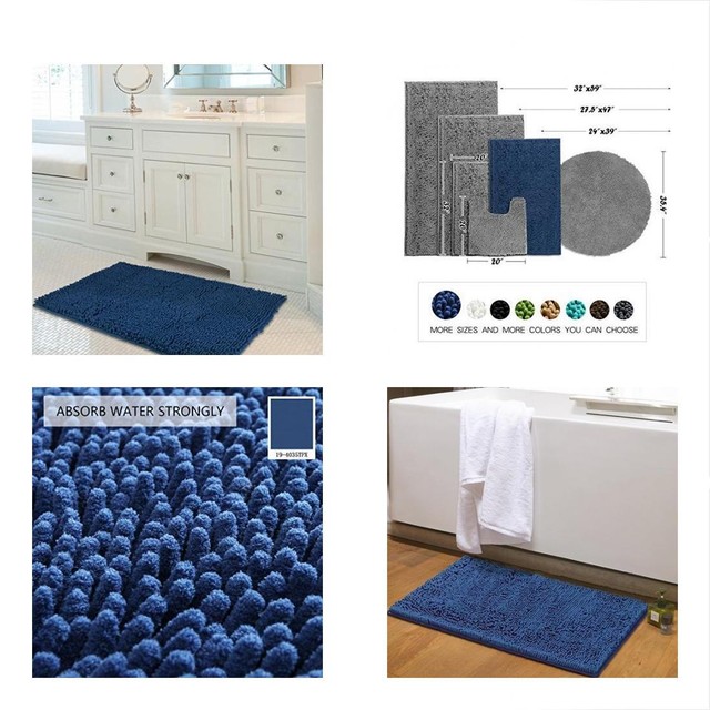 Mayshine 24x39 Inches Non Slip Bathroom Rugs Gy Shower Mat Mayshine 24x39 Inch Non Slip Bathroom Rug Shower Mat Machine Washable Mats