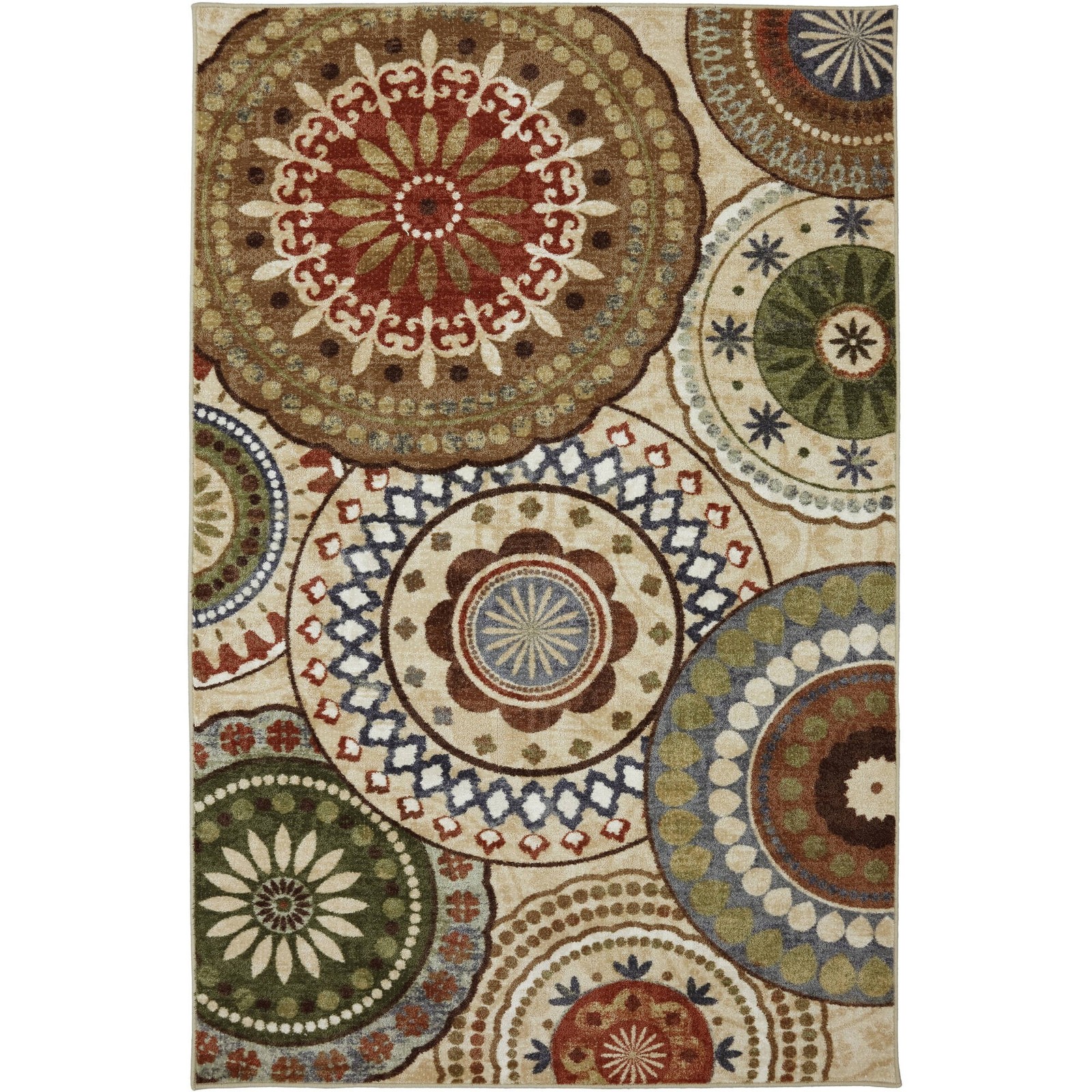 Mohawk Home Suzani Blue Printed Area Rug