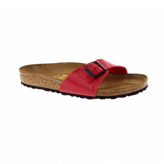 Birkenstock Madrid Regular Fitbrevetto Tango Red 340111 ARTIFICIALE da donna il SANDA Birkenstock Madrid Regular Fitbrevetto Tango Red 340111 ARTIFICIALE da donna il SANDA
