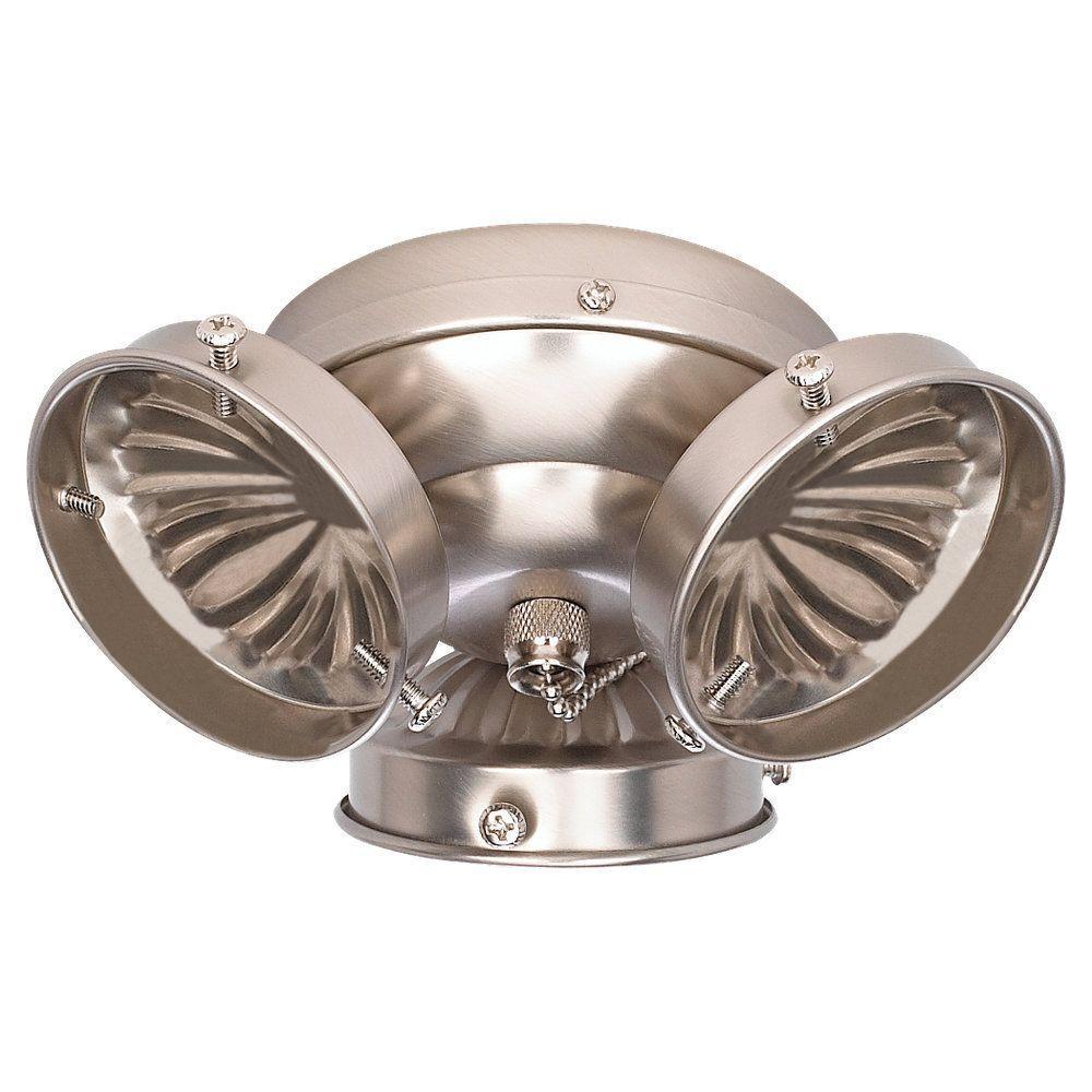 Sea Gull Lighting Brushed Nickel Three Light Ceiling Fan Kit Picture 1 Of 3